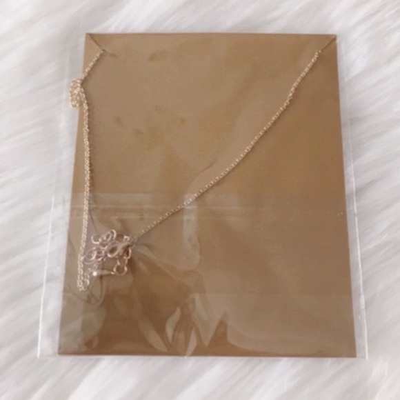 Gold Dainty Snowflake Necklace Gift - Picture 6 of 10